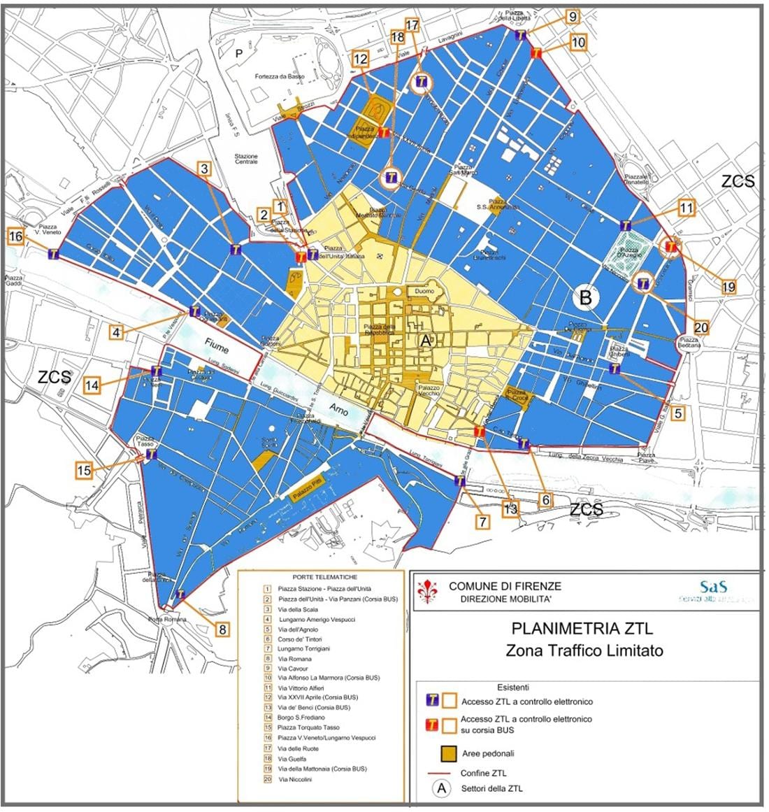harta milano ztl zona