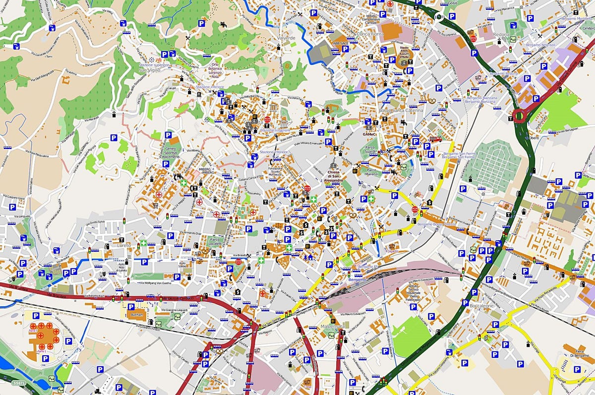 harta milano bergamo