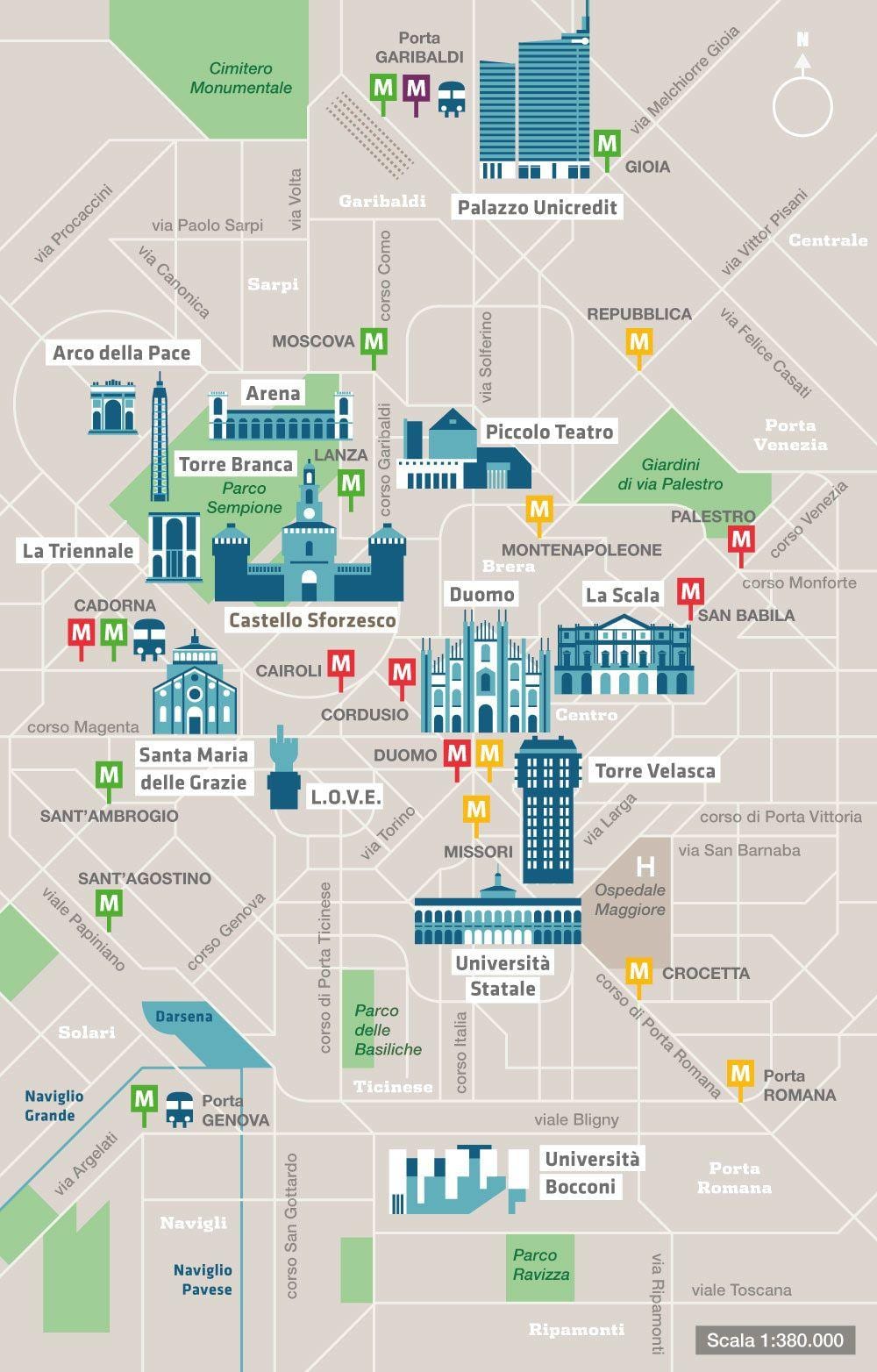 milano cadorna stația hartă