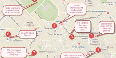 Harta cina cea de taină milano