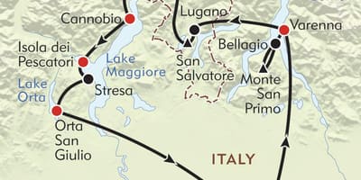 Harta milano lacuri